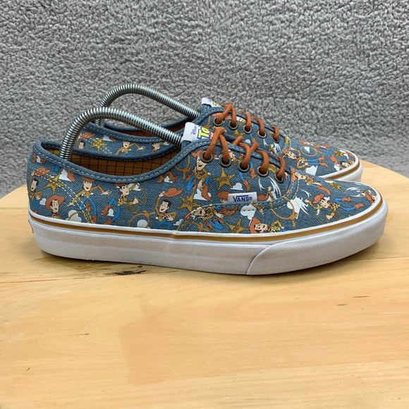 Vans Other - Vans x Disney Toy Story Mens Size 10 Shoes Authentic Sheriff Woody Denim Pixar